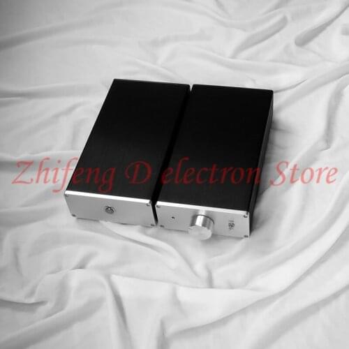 Vinyl balanced output phono amplifier MM MC front stage with volume adjustment, discrete component class A circuit