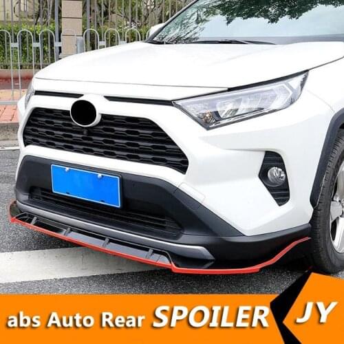 For TOYOTA Rav4 Body kit spoiler 2020-2021 Rav4 ABS Rear lip rear spoiler front Bumper Diffuser Bumpers Protector