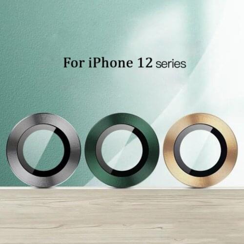 1pc Alloy Lens Film For IPhone 12 Mini 12 12 Pro Max Screen Protector Cover Phone Camera Lens Ring Aluminum Alloy Films