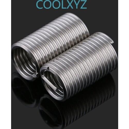 304stainless steel thread sleeve wire thread sleeve thread protective sleeve screw sleeve braces / M8-M14 5PCS