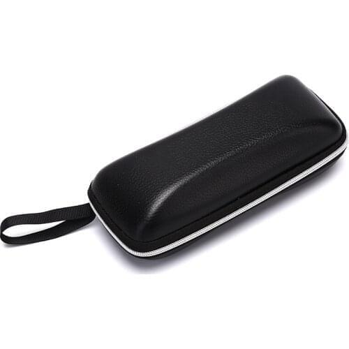 Women Reading Glasses Box Leather Glasses Case For Men Woman Waterproof Hard Frame Eyeglass Case Black Spectacle Cases