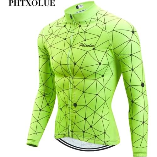 Phtxolue Winter Thermal Fleece Cycling Jerseys Bike Clothes MTB Bicycle Clothing Maillot Ropa Ciclismo Invierno