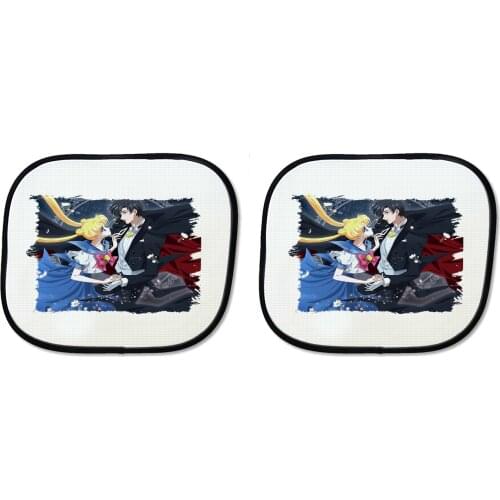 PARASOL DOUBLE USAGI X TUXEDO LOVE ANIME sunshield car