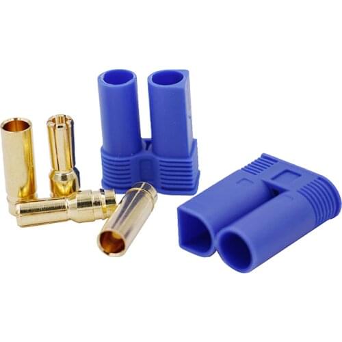2 sets EC2 EC3 EC5 RC Connector Female Male Bullet Gold Connector plug For RC Lipo Battery