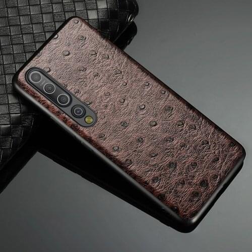 Suitable for Xiaomi 10 9 8 Pro Note 10 Mix 2s 10t mobile phone case leather mobile phone case ostrich pattern protective cover