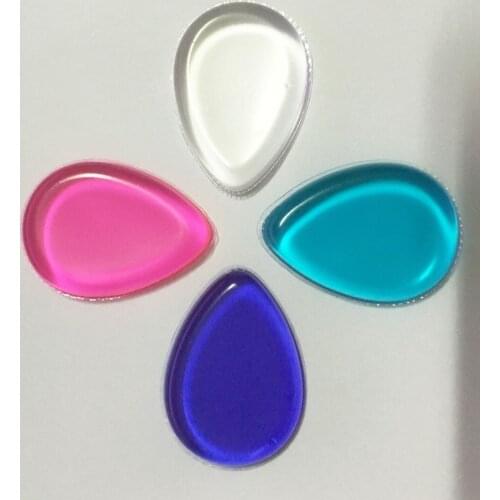 Colors Sponge puff Silicone Makeup Beauty Foundation puff Smooth Sponge Cosmetic Clear waterdrop shaped Naked Make up tools puff