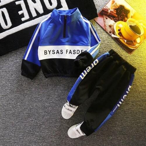 Childrens Wear Boys' Autumn Suit 2020 New Childrens Sweater Spring Clothes Boys' Handsome Autumn Sports Suit