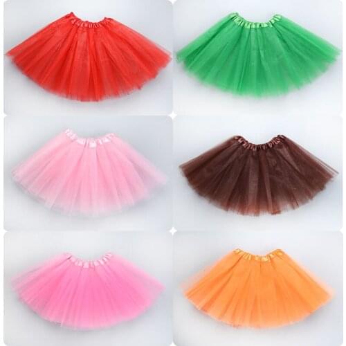 Baby Girl Tutu Skirts Kids Dance Skirt For Girls 3 Layers Tulle Tutu Girls Skirt Ball Gown Pettiskirts Birthday Party Clothes