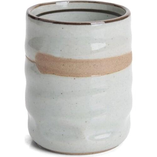 Handmade Coarse Pottery Tea Cup Japanese Style Single Tea Master Cup Retro Ceramic Tea Bowl Drinkware Home Decor