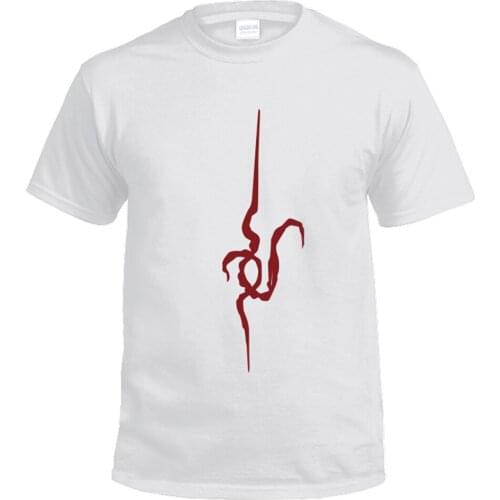 Danganronpa Komaeda Nagito Cosplay Print Tee Top Cotton T shirt Summer Short Sleeve Shirt