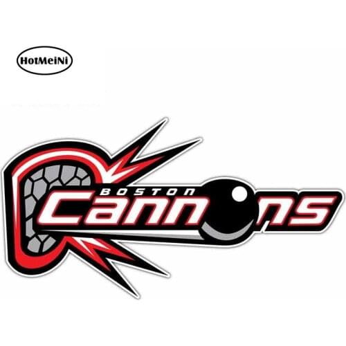 HotMeiNi 13cm x 6.9cm for Boston Cannons MLL Lacrosse Car Stickers Vinyl JDM Bumper Trunk Truck Graphics Waterproof Anime
