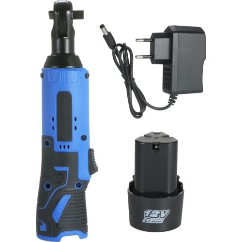 KKmoon Cordless Electric Ratchet Wrench 12V Power Ratchet Tool Ratcheting Socket Wrench with 4500mAh Rechargeable Battery