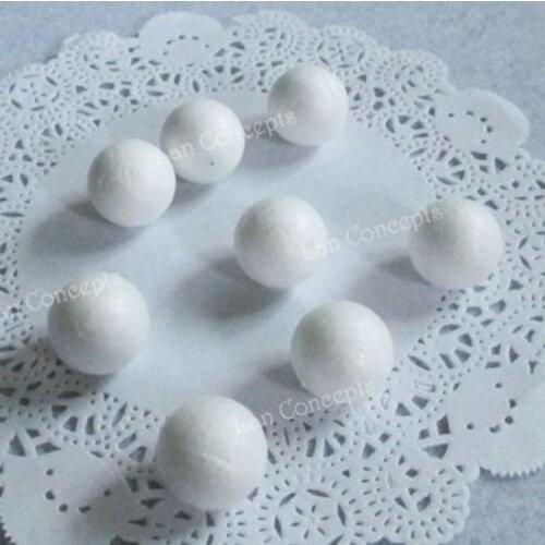 Wholesale 20mm Mini Styrofoam Ball DIY Craft Foam Balls - white 500pcs/lot free shipping