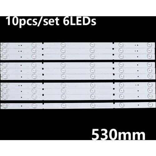 New led backlight strip for ltdn48k20dam Rsah-78205639 1set=10pcs