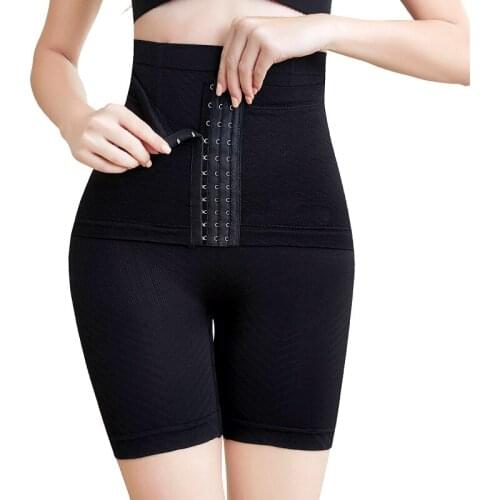 2020 New Women High Waist Firm Control Panties Adjustable Waist Hook Buckle Invisible Seamless Butt Lifter Tummy Shapewear 838