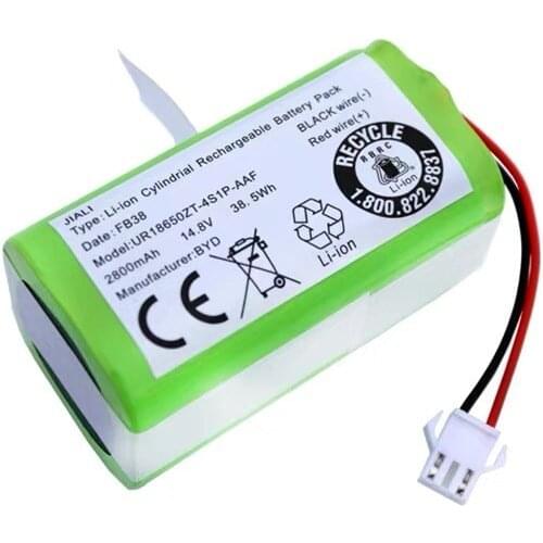 New 14.8V 2800mAh Li-ion battery for Ecovacs CEN360/361 DN620 DH35 Haier TAB-T550WSC T560H Robotic Vacuum Accessory battery