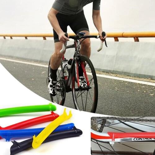 ​Plastic Bicycle Chain Protection Cycling Bike Frame Protector Chainstay Rear Fork Guard Cover Pad