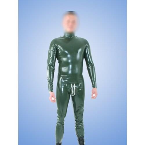 Tight Latex Catsuit, Rubber Catsuit, with Codpiece