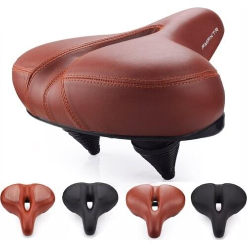 Mountain bike seat cushion soft thick sponge comfortable saddle electric bicycle seat cushion spring shock-absorbing saddle
