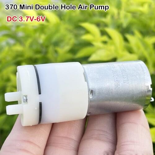 DC 3.7V Self-priming Vacuum Pump Micro Negative Pressure Air Pump DC 3-5V 370 Silent Air Pump Oxygen Pump for Aquarium Fish Tank