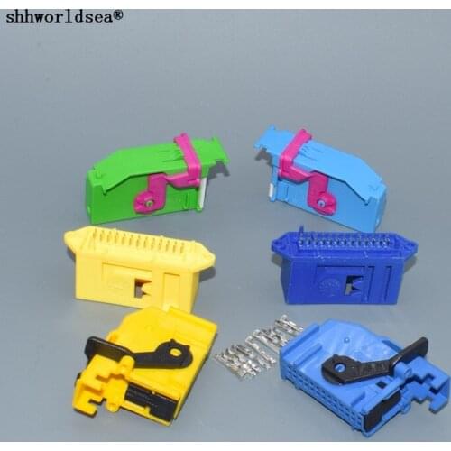 Shhworldsea 32 pin 26 way 1J0972977C 1J0972977D automotive ecu terminal for Audi VW Seat Skoda Plug 185879-1 185226-1 1719058-1