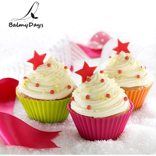 Silicone Muffin Cups Cake Mold Round Cupcake Mold Reusable Cupcake Liners Muffin Baking Cup Silicone Molds Baking Tools Bakeware