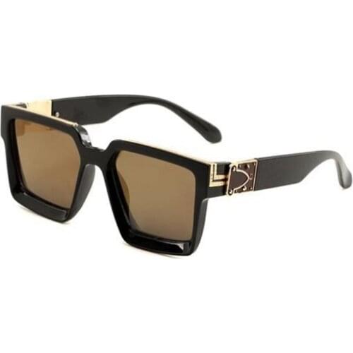 Classic Vintage Square Sunglasses Women Oversized millionaires Sunglasses Women Men Retro Black Luxury Sun Glasses Goggle Oculos