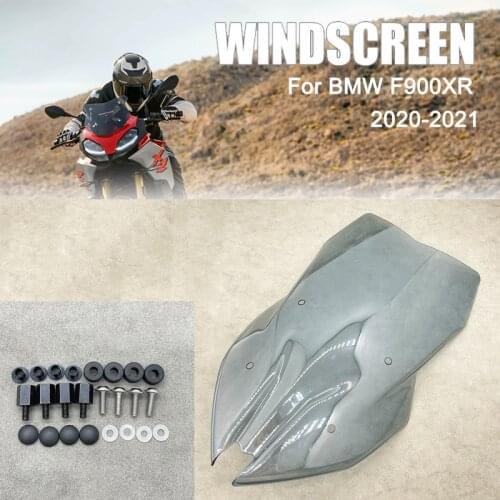 Motorcycle Windscreen Windshield Wind Shield Deflector Protector Screen Visor With Screws For BMW F900XR F900 F 900 XR 2020 2021
