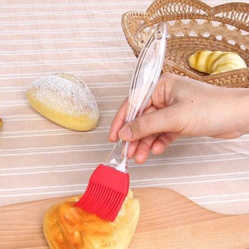 1pcs Large Food Grade Silica Gel Tea Brushes High Temperature Resistant Barbecue Sweep Cream Oil Brushes Baking Tools