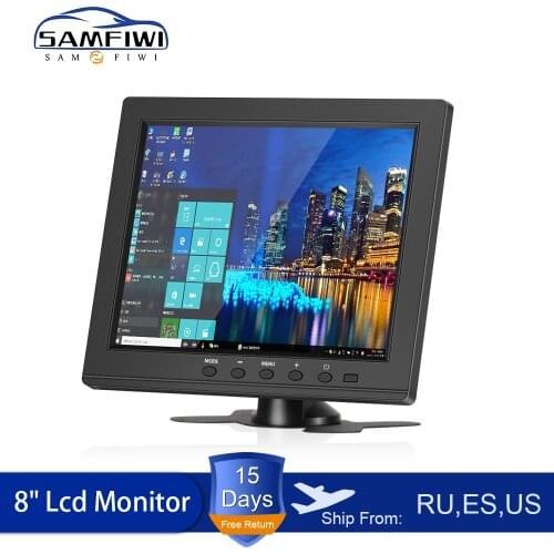8 inch HD LCD Car Headrest Monitor HDMI/VGA/AV/USB/SD TV&PC DVD Player Camera Car Rear View Monitor Parking Rearview System