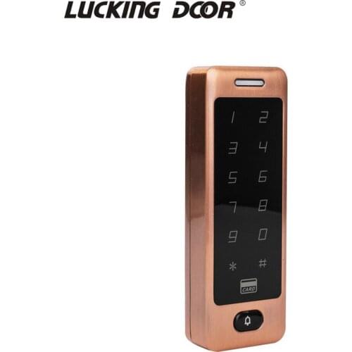 Electronic Door Lock Electric Touch Metal RFID Gate Opener Smart Keypad Reader 125khz ID Card Door Access Control