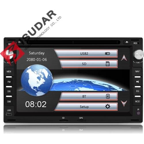 Isudar Car Multimedia Player GPS 2 Din 7 Inch For VW/Volkswagen/PASSAT/B5/MK5/GOLF/POLO/TRANSPORTER Radio fm BT 1080P Ipod Map