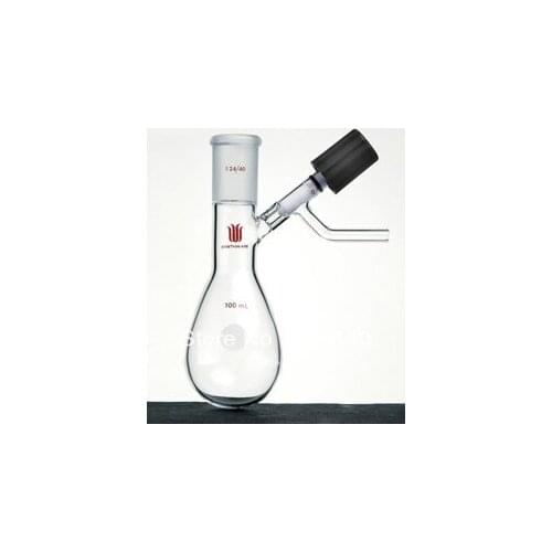 F901450H Flask, Modified schlenk Tube, Capacity:50ml, Joint:14/20, Stopcock Type:high vacuum valve