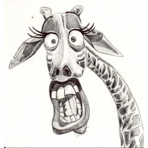 Giraffe Shape Metal Cutting Die DIY For Scrapbooking Decoration Crafts