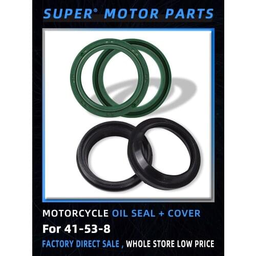 Motorcycle Accessories Front Fork Damper Shock Absorber Oil Seal Size is 41*53*8/10.5 FOR Suzuki GSF250 GSF400 74A 75A
