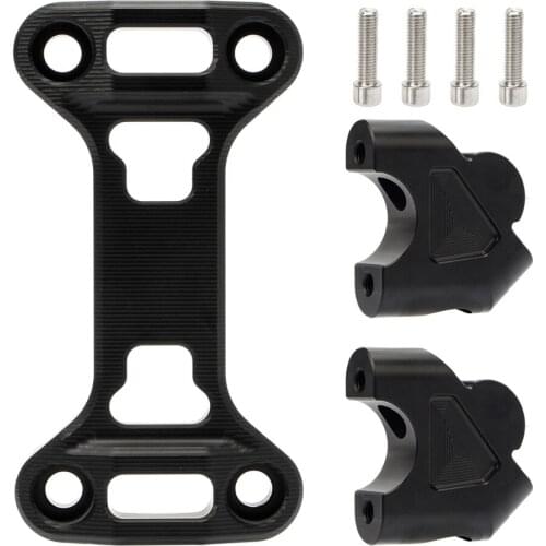 Motorcycle CNC Aluminum Handle Bar Risers Top Cover Clamp Mount Kit for BMW R1200GS ADV LC 2013-2018