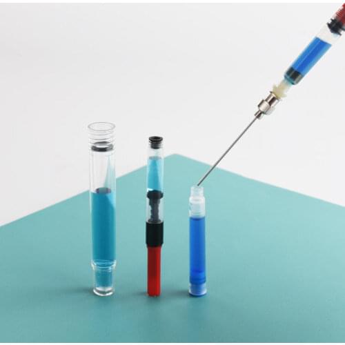 Ink Cartridge Filler Fountain Pen Syringe Absorbor Suction Device Instrument Tool Stationery Office School Supplies