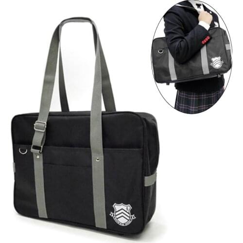 Anime Persona 5 JK Shoulder Bag P5 Cosplay Prop Akira Kurusu Jokerr High School Bags oxford Messenger Student