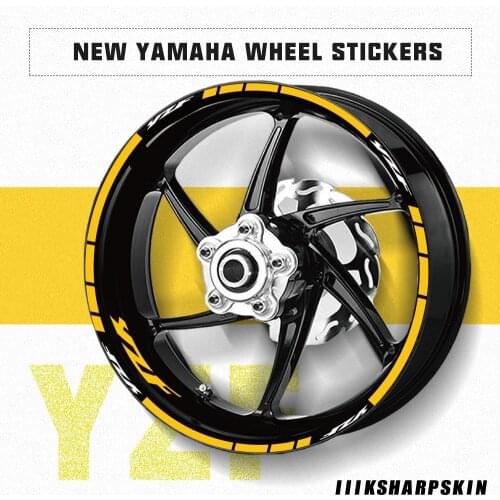 Wheel personality stripe reflective KSHARPSKIN motorcycle sticker waterproof sunscreen decal for Yamaha YZF yzf
