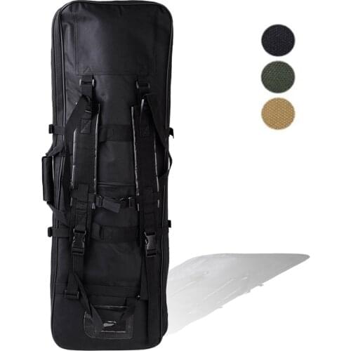 Tactical Dual Rifle Gun Bag 85 100 120cm Shotgun Carry Bag Backpack Military Rifle Case Pouch Waterproof Gun Protection Bags