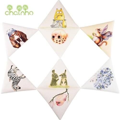 Hand Dyed Cotton Canvas Fabric,Fantasy Animal,For DIY Sewing & Quilting Purse Book Cover Home Decoration Material