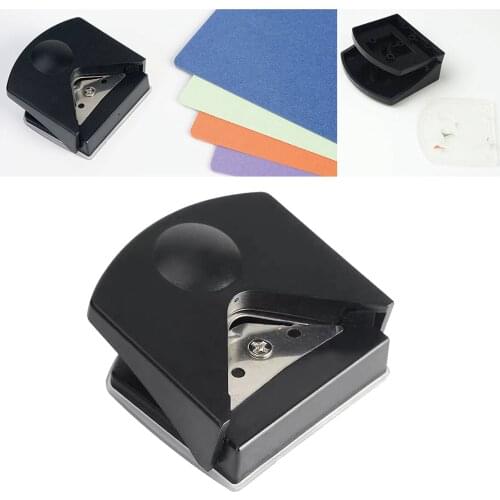Corner Rounder Punch, 4mm Corner Cutter Tool, R4 4mm Corner Rounder Punch, Black