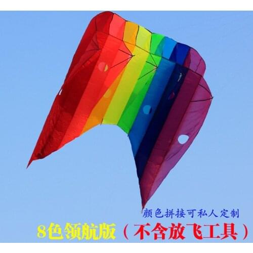 Windsocks led outdoor toys soft sport parachute Weifang traction umbrella big Pilot kite cerf volant flying nylon kites windsock