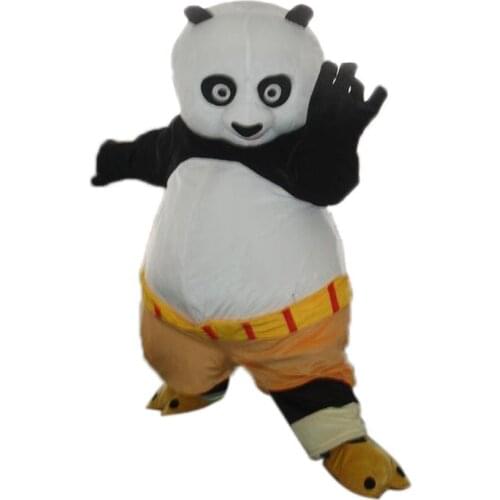High Quality Sale Kungfu Panda Mascot Costume Bear Cartoon Performance Of Christmas Birthday Party