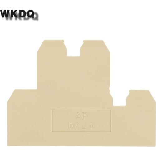 10Pcs AP DK4Q End Cover Plate Weidmuller SAK Terminal Block Accessories For SAK 4Q/35 And 4QV/35Terminal Blocks Connector