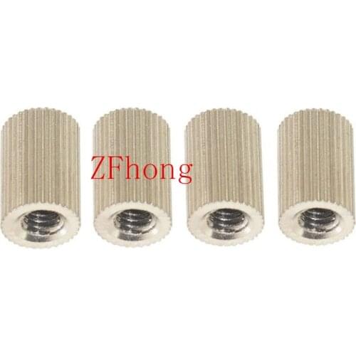 10pcs/lot brass round spacer M3*L L=6mm to 50mm 3mm thread nickel Brass knurled Standoff Spacer stud