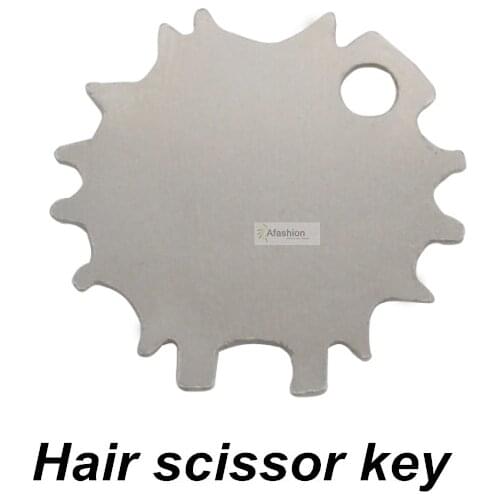 10pcs hair scissors adjust key tighten the screws tools shears adjuster steel regulator