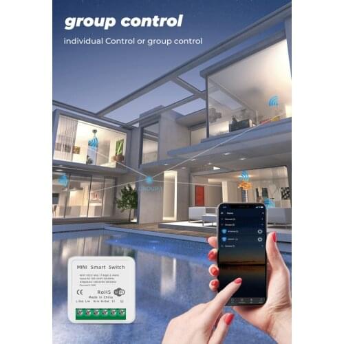 10A /16A MINI Wifi Wireless Smart Smart Home Switch Timer Compatible With Tuya Alexa Home Smart Life Appliance Control Module