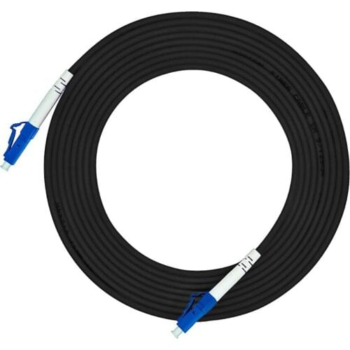 246FT Outdoor Armored 75Meters LC-LC Simplex 9/125 OS1 Singlemode Fiber Optic Cable Patch Cord Jumper LC TO LC LC/PC-LC/PC