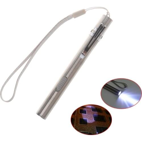 8000LM Pocket Tactical Flashlight Torch LED Pen XML T6 USB Rechargeable Light